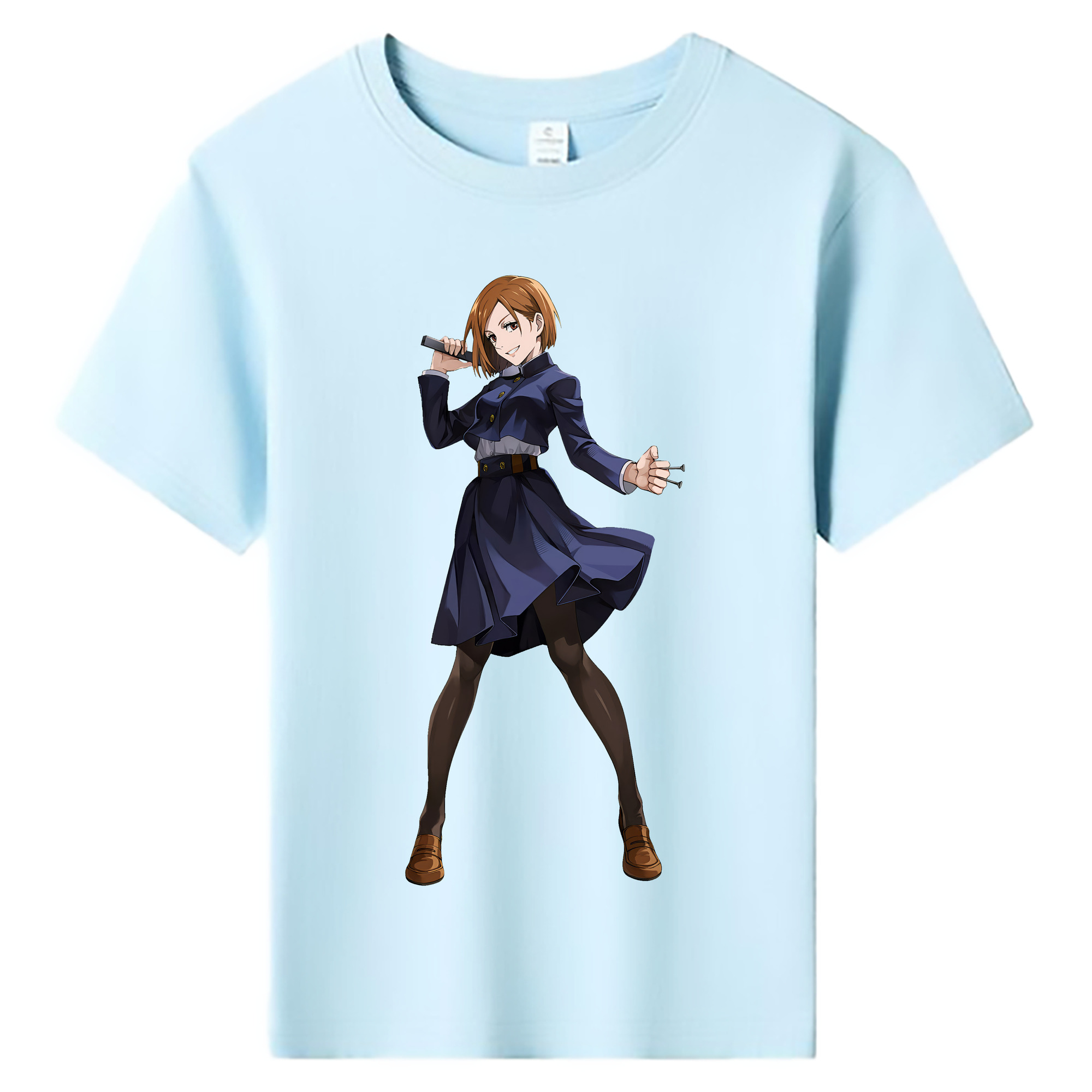 （画像用） 呪術廻戦 Jujutsu Kaisen 綿100％キッズTシャツ（フロントプリント）